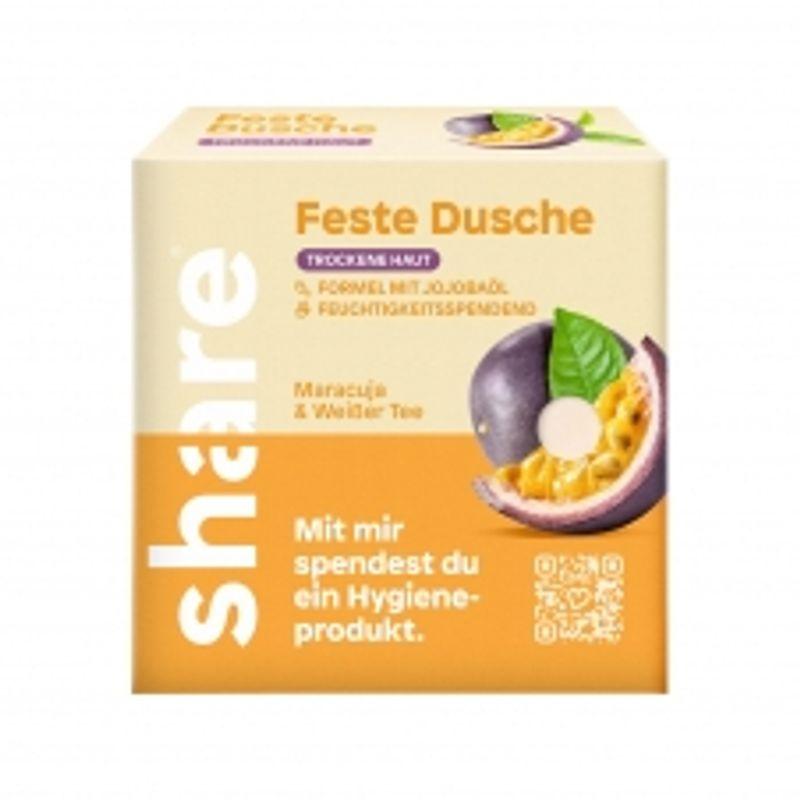 Share Passion Fruit & White Tea Solid Shower Gel 60g
Share Passion Fruit & White Tea Solid Shower Gel 60g