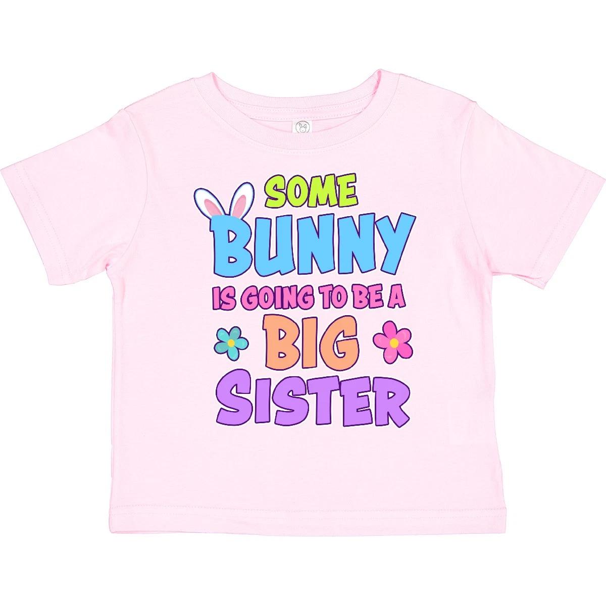 Inktastic Some Bunny Is Going To Be A Big Sister With Bunny Ears Toddler kids boys T-Shirt 160
Inktastic Some Bunny Is Going To Be A Big Sister With Bunny Ears Toddler kids boys T-Shirt 160