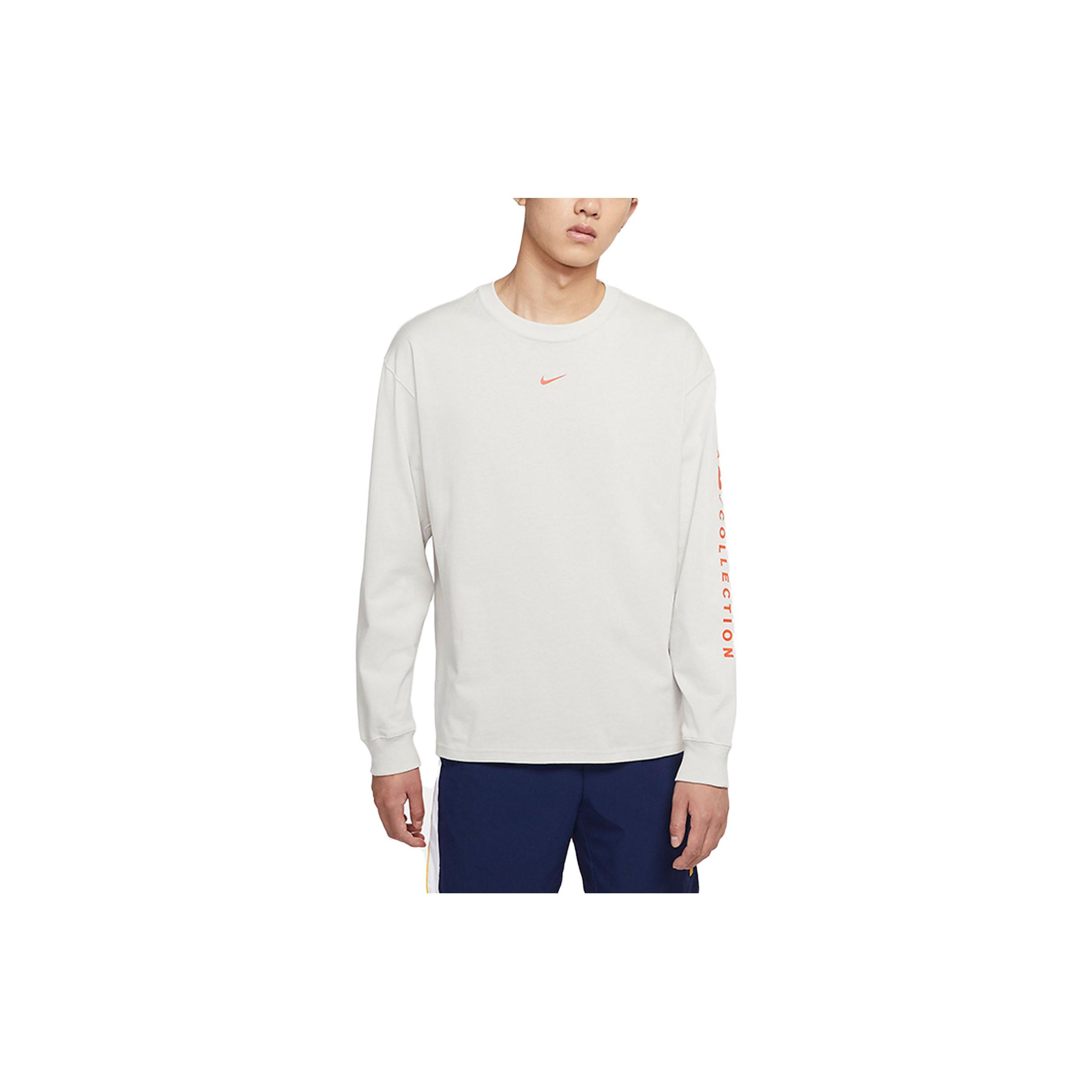 Nike Футболка с длинным рукавом и принтом логотипа для тенниса и фитнеса, бежевая, с круглым вырезом, для мужчин DJ6175 M
Nike Футболка с длинным рукавом и принтом логотипа для тенниса и фитнеса, бежевая, с круглым вырезом, для мужчин DJ6175 M