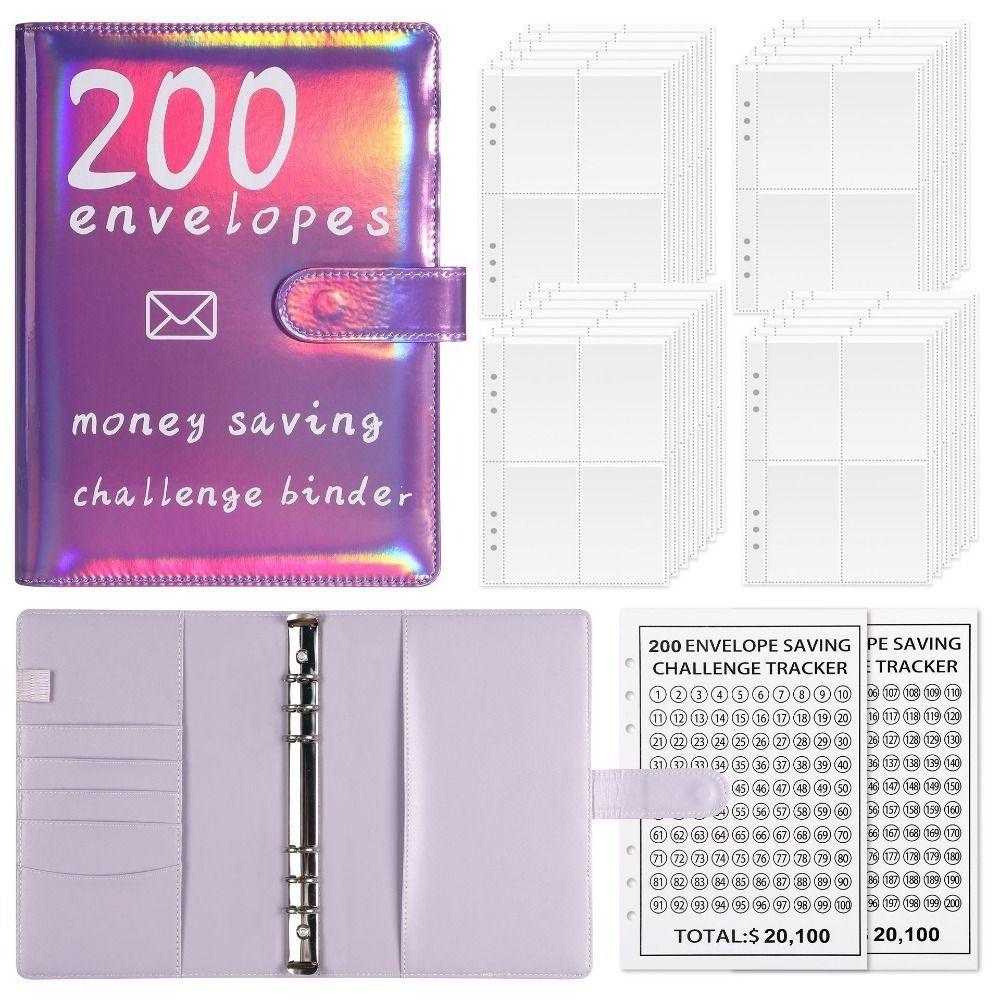 Financial Management Envelope Challenge Notebook A5 Budget Binders Set Event Notepad pink-set 
Financial Management Envelope Challenge Notebook A5 Budget Binders Set Event Notepad pink-set