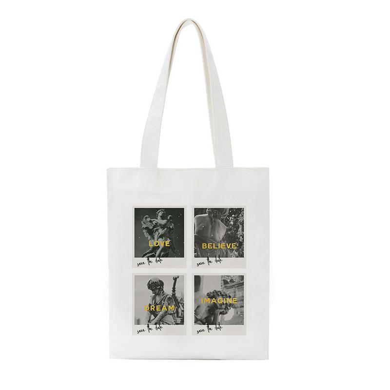 Микеланджело Давид с буквенным принтом, забавные повседневные сумки в стиле Харадзюку, винтажные Ins, модные холщовые женские шикарные сумки на плечо 29*32cm
Микеланджело Давид с буквенным принтом, забавные повседневные сумки в стиле Харадзюку, винтажные Ins, модные холщовые женские шикарные сумки на плечо 29*32cm