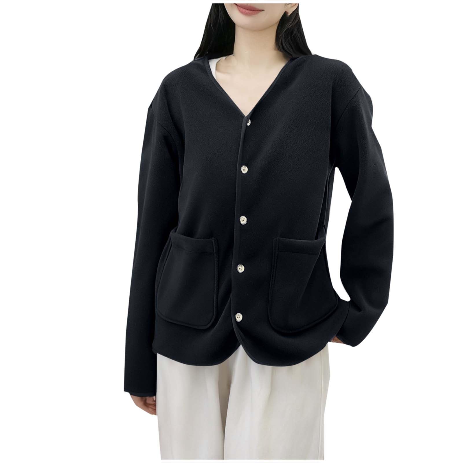 Women s Winter Fashion Casual Lightweight Buttoned Cardigan Sweater With Pockets, Long Sleeves, V-neck, Long-sleeved Coat XL чорний
Women s Winter Fashion Casual Lightweight Buttoned Cardigan Sweater With Pockets, Long Sleeves, V-neck, Long-sleeved Coat XL чорний