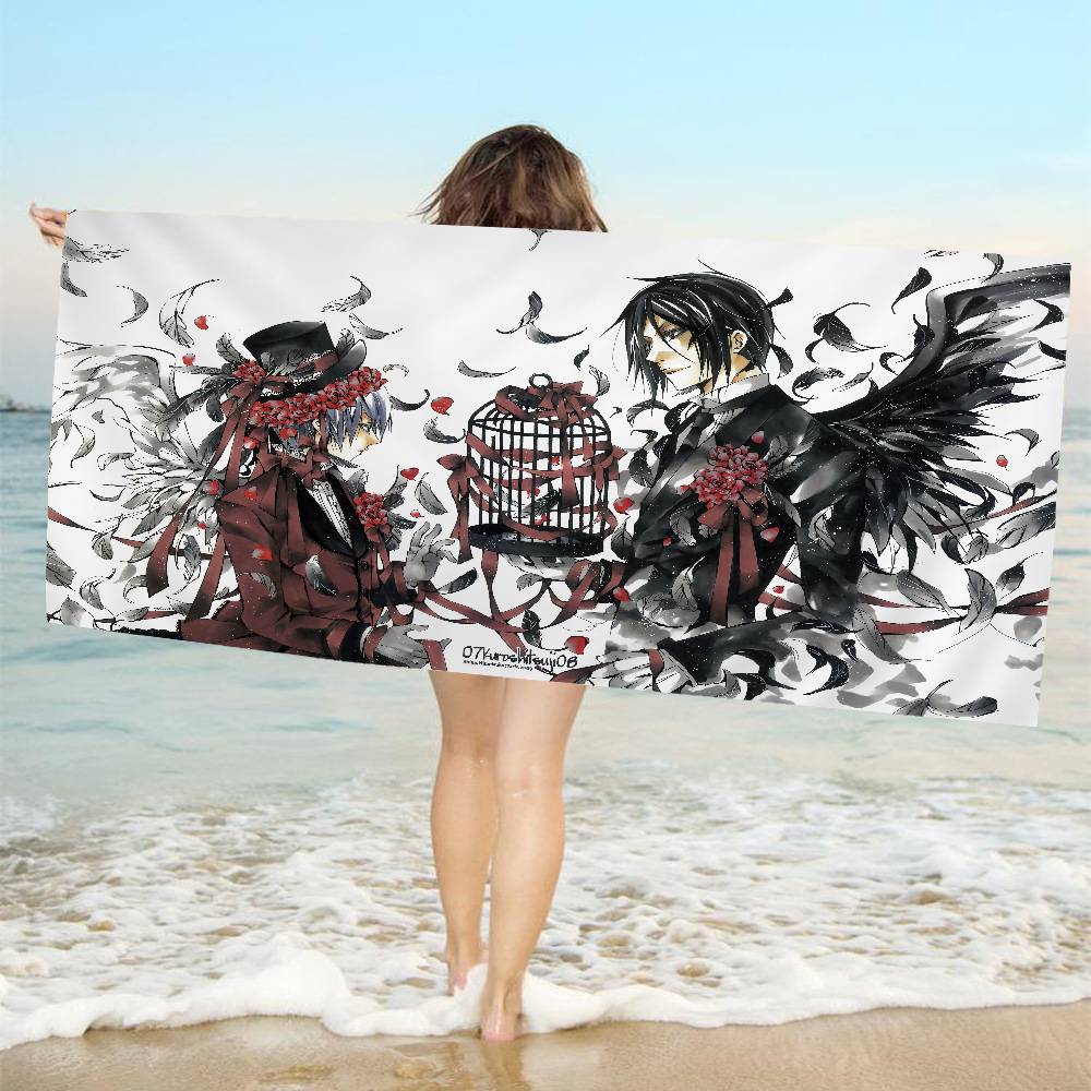 Manga Series Black Butlers Anime Beach Swimming Towel Soft Absorbent Washcloth Children s Gifts for Kids Travel Camping Gym W30*H60(CM)
Manga Series Black Butlers Anime Beach Swimming Towel Soft Absorbent Washcloth Children s Gifts for Kids Travel Camping Gym W30*H60(CM)