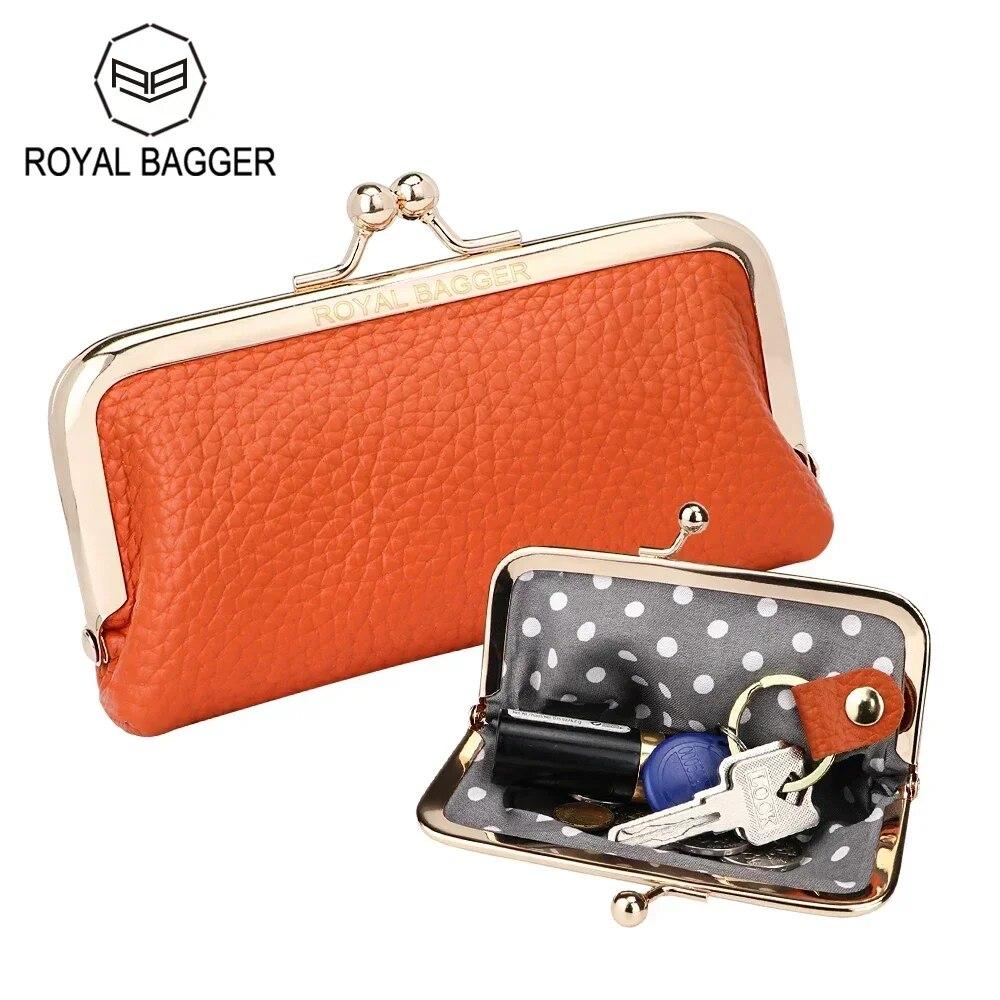 Кошелек Royal Bagger для женщин из натуральной коровьей кожи, модный женский клатч, мини-сумка для хранения помады с замком Kiss Lock 1472 чёрный
Кошелек Royal Bagger для женщин из натуральной коровьей кожи, модный женский клатч, мини-сумка для хранения помады с замком Kiss Lock 1472 чёрный