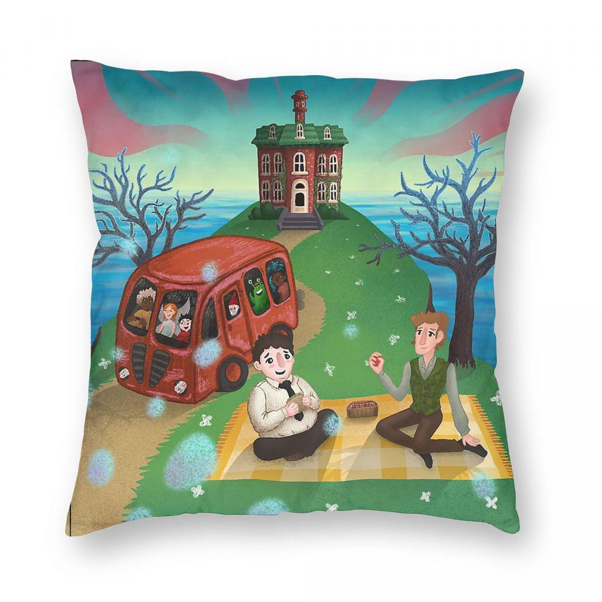 The House In The Cerulean Sea Square Pillowcase Polyester Linen Velvet Creative Zip Decorative Home Cushion Case 12x12Inch
The House In The Cerulean Sea Square Pillowcase Polyester Linen Velvet Creative Zip Decorative Home Cushion Case 12x12Inch