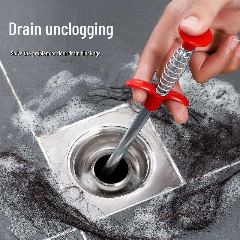 Universal Multifunctional Pipe & Toilet Unclogging Tool for Kitchen and Floor Drains 0.6m
Universal Multifunctional Pipe & Toilet Unclogging Tool for Kitchen and Floor Drains 0.6m