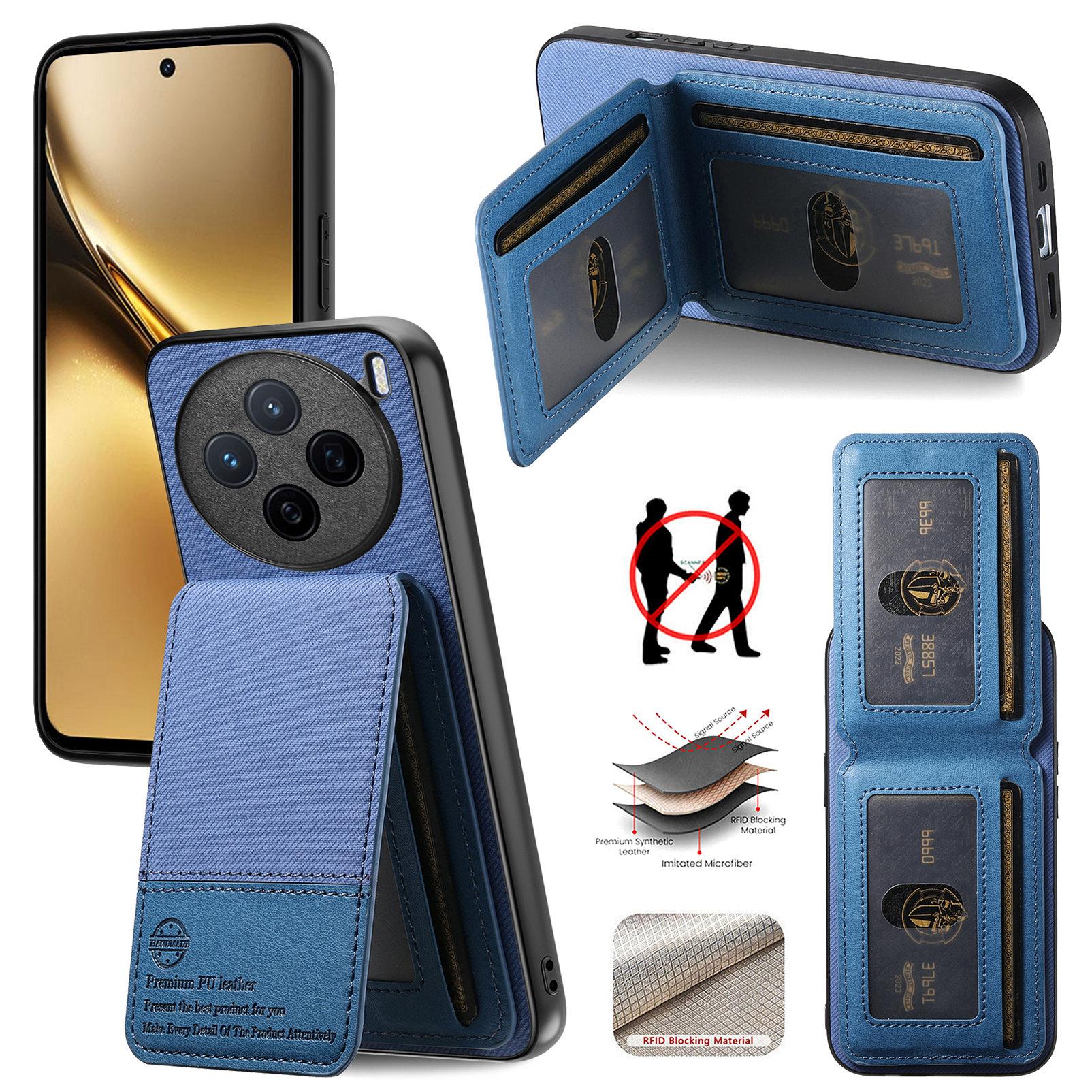 For vivo X200 5G Case Cloth Texture Leather+PC+TPU RFID Blocking Phone Cover with Card Holder Brown
For vivo X200 5G Case Cloth Texture Leather+PC+TPU RFID Blocking Phone Cover with Card Holder Brown