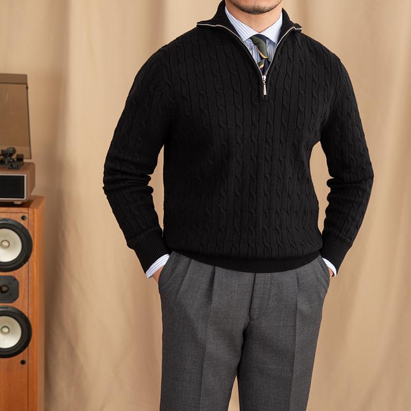 Men s Grey Korean Style Half-Zip Knit Sweater, Trendy Loose Fit with Half-High Collar for Autumn and Winter XL чорний
Men s Grey Korean Style Half-Zip Knit Sweater, Trendy Loose Fit with Half-High Collar for Autumn and Winter XL чорний