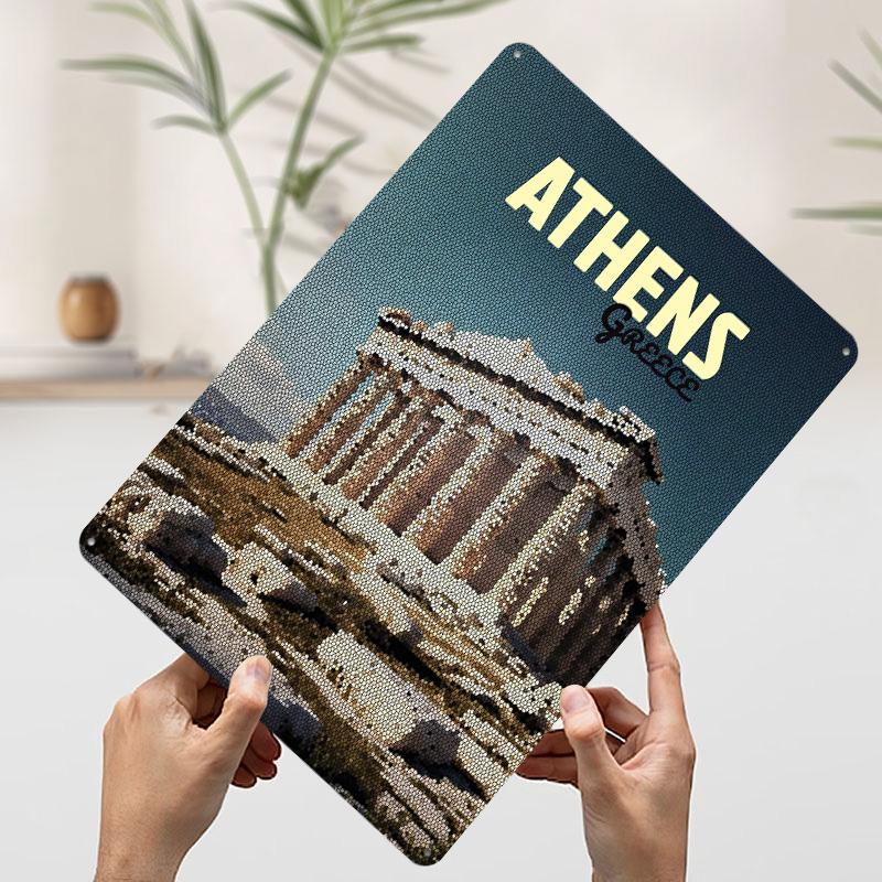 Athens Greece Travel Printed Poster Customized Wall Art Retro Vintage Metal Tin Signs for Bedroom Decoration Room Decor Men Home 7.9x11.8In(20x30cm)
Athens Greece Travel Printed Poster Customized Wall Art Retro Vintage Metal Tin Signs for Bedroom Decoration Room Decor Men Home 7.9x11.8In(20x30cm)