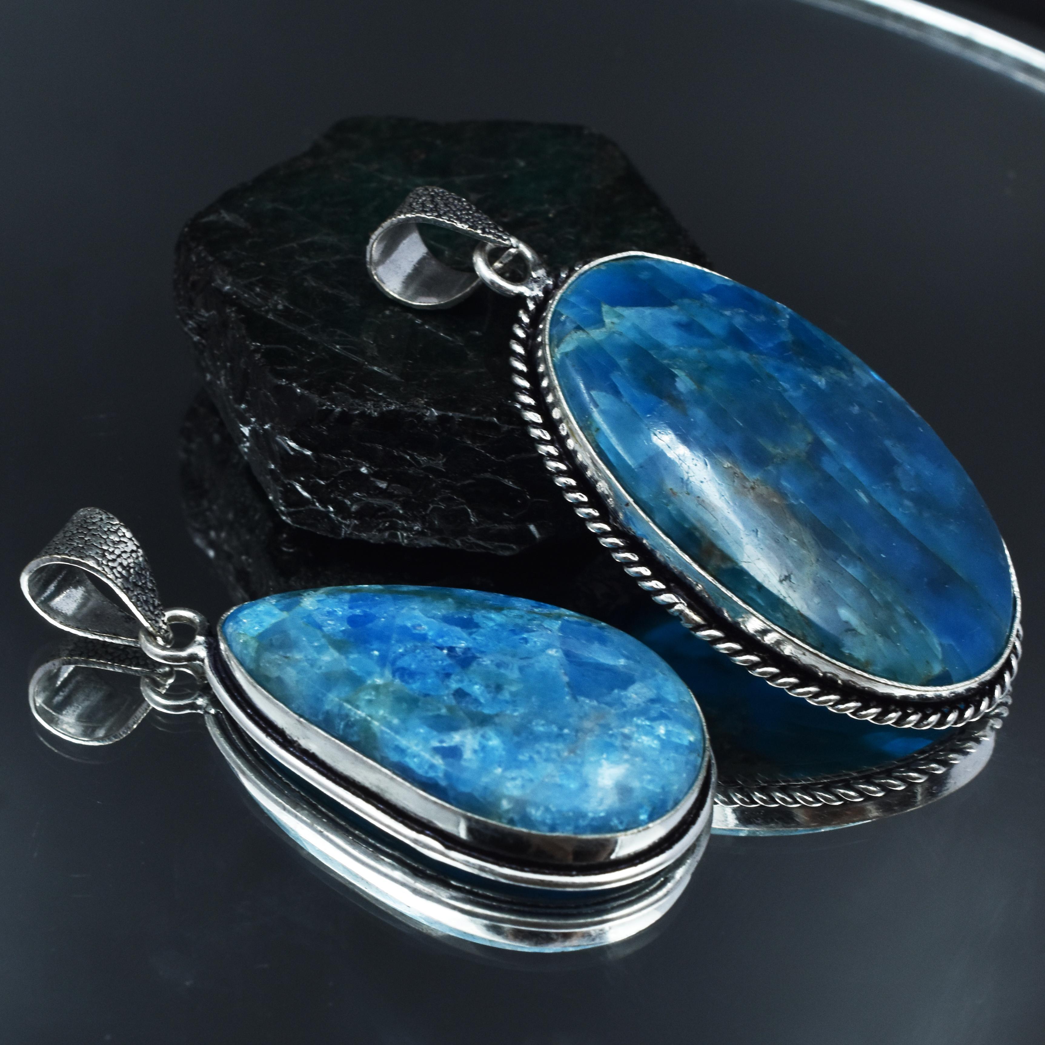 Apatite 112.80 Ct Oval-Pear 925 Silver Pendant Healing Stone CERTIFIED Gemstone AR-1755-S
Apatite 112.80 Ct Oval-Pear 925 Silver Pendant Healing Stone CERTIFIED Gemstone AR-1755-S