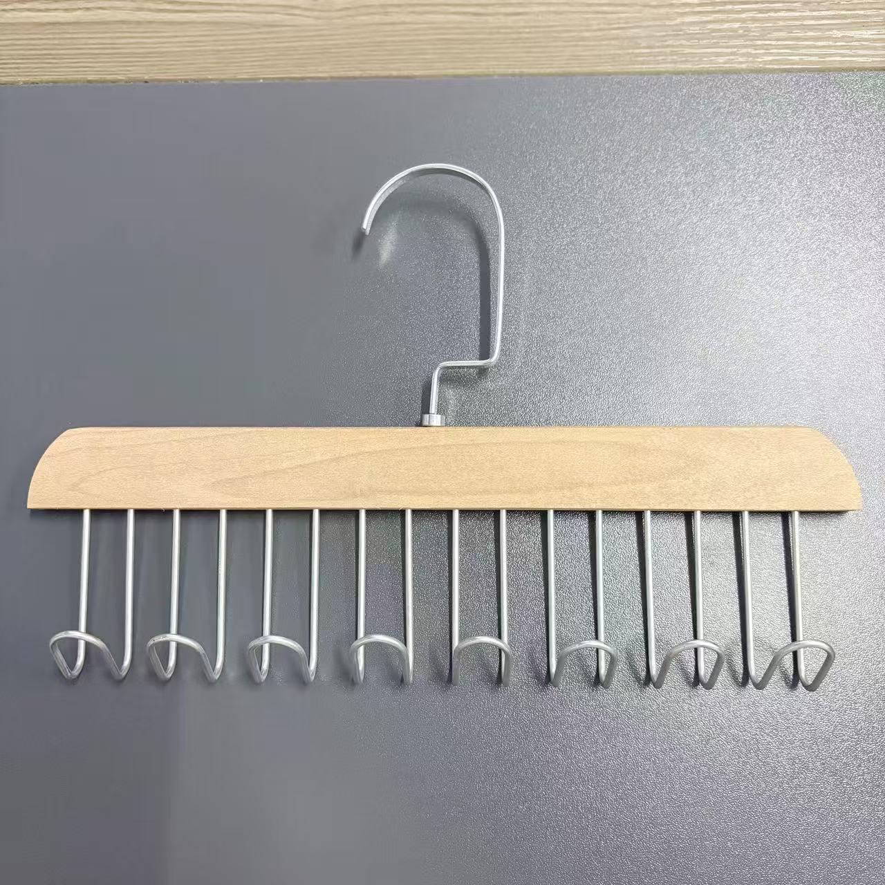 Multifunctional Wooden Clothes Hanger with 8 Hooks for Drying Underwear, Hats, Bras, and Vests
Multifunctional Wooden Clothes Hanger with 8 Hooks for Drying Underwear, Hats, Bras, and Vests