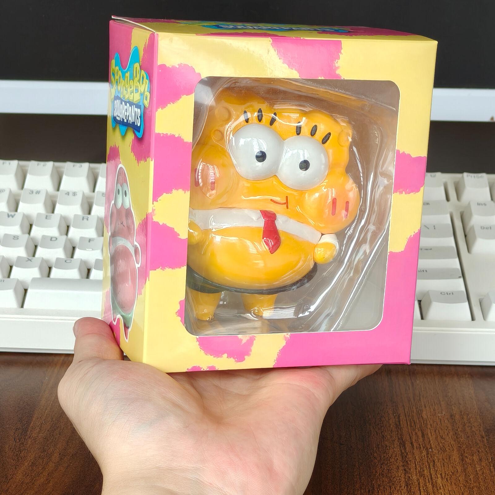 10CM NEW Sponge Funny Cute Baby Revealing Big Belly Solid glossy PVC Pink Starfish Yellow Sponge Ornament Collection Gift Toy
10CM NEW Sponge Funny Cute Baby Revealing Big Belly Solid glossy PVC Pink Starfish Yellow Sponge Ornament Collection Gift Toy