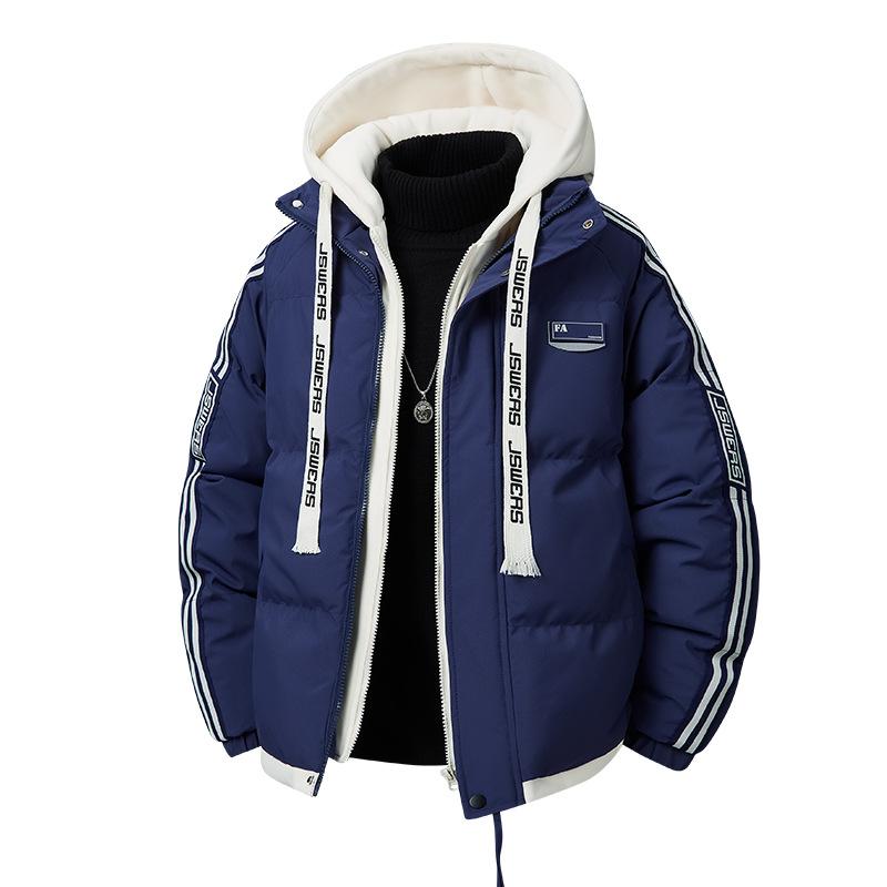 Чоловіча осінньо-зимова куртка з капюшоном, імітація двошарової, стьобана, товста тепла бавовняна куртка, парний верхній одяг, чоловіче бавовняне пальто M
Чоловіча осінньо-зимова куртка з капюшоном, імітація двошарової, стьобана, товста тепла бавовняна куртка, парний верхній одяг, чоловіче бавовняне пальто M