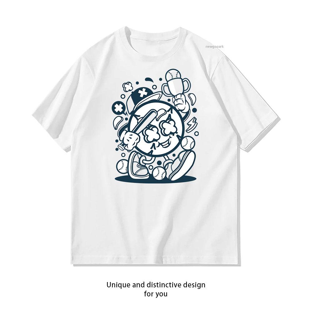 Sporty Cartoon Chaos cotton T shirt Unisex Adult couple streetwealtops tee Short sleev Casual S
Sporty Cartoon Chaos cotton T shirt Unisex Adult couple streetwealtops tee Short sleev Casual S