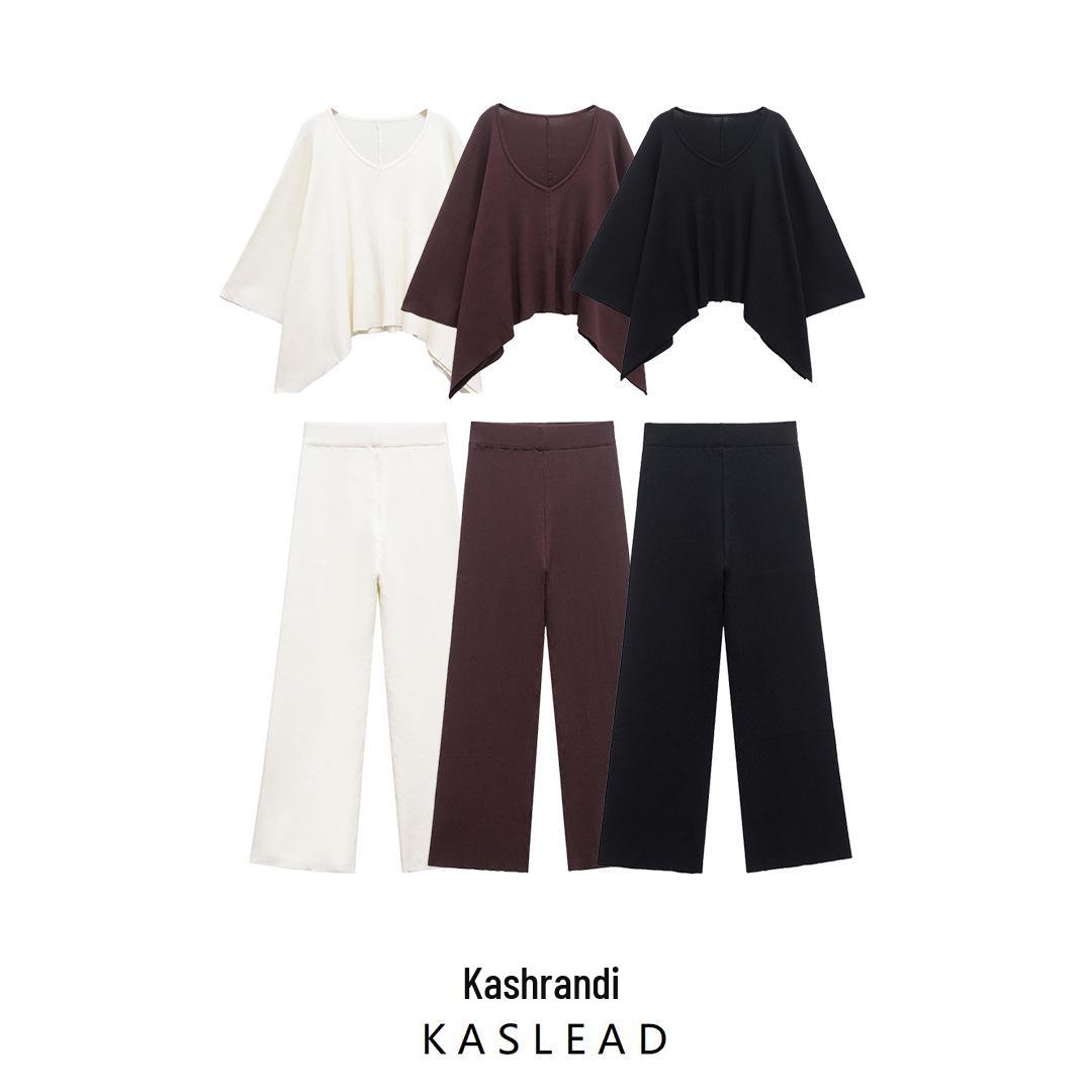 2025 Spring Women s European American Style Ribbed Knit Deep V-Neck Top & Casual Straight-Leg Pants Set Large
2025 Spring Women s European American Style Ribbed Knit Deep V-Neck Top & Casual Straight-Leg Pants Set Large