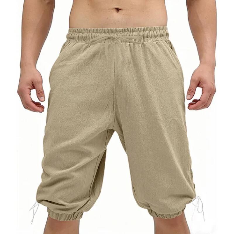 Men s Casual Drawstring Cropped Pants Solid Color Elastic Waist Loose Breathable Cotton Blend Capri Shorts with Pockets Summer Beach Shorts XXXL хакі
Men s Casual Drawstring Cropped Pants Solid Color Elastic Waist Loose Breathable Cotton Blend Capri Shorts with Pockets Summer Beach Shorts XXXL хакі