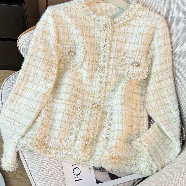 Шикарный кардиган из искусственной норки Осень/Зима 2025: Элегантный трикотаж в стиле светской львицы M for 95-100 jin
Шикарный кардиган из искусственной норки Осень/Зима 2025: Элегантный трикотаж в стиле светской львицы M for 95-100 jin