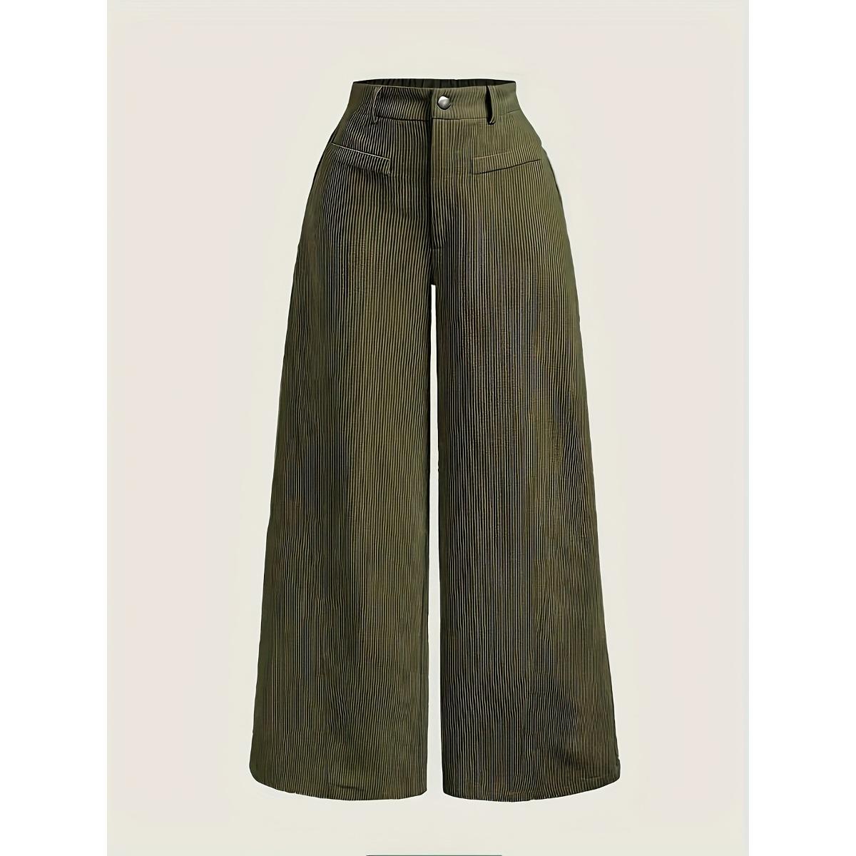 Полосатые брюки широкие, повседневные универсальные брюки с высокой посадкой, зауженные брюки с высокой посадкой L зелёный
Полосатые брюки широкие, повседневные универсальные брюки с высокой посадкой, зауженные брюки с высокой посадкой L зелёный