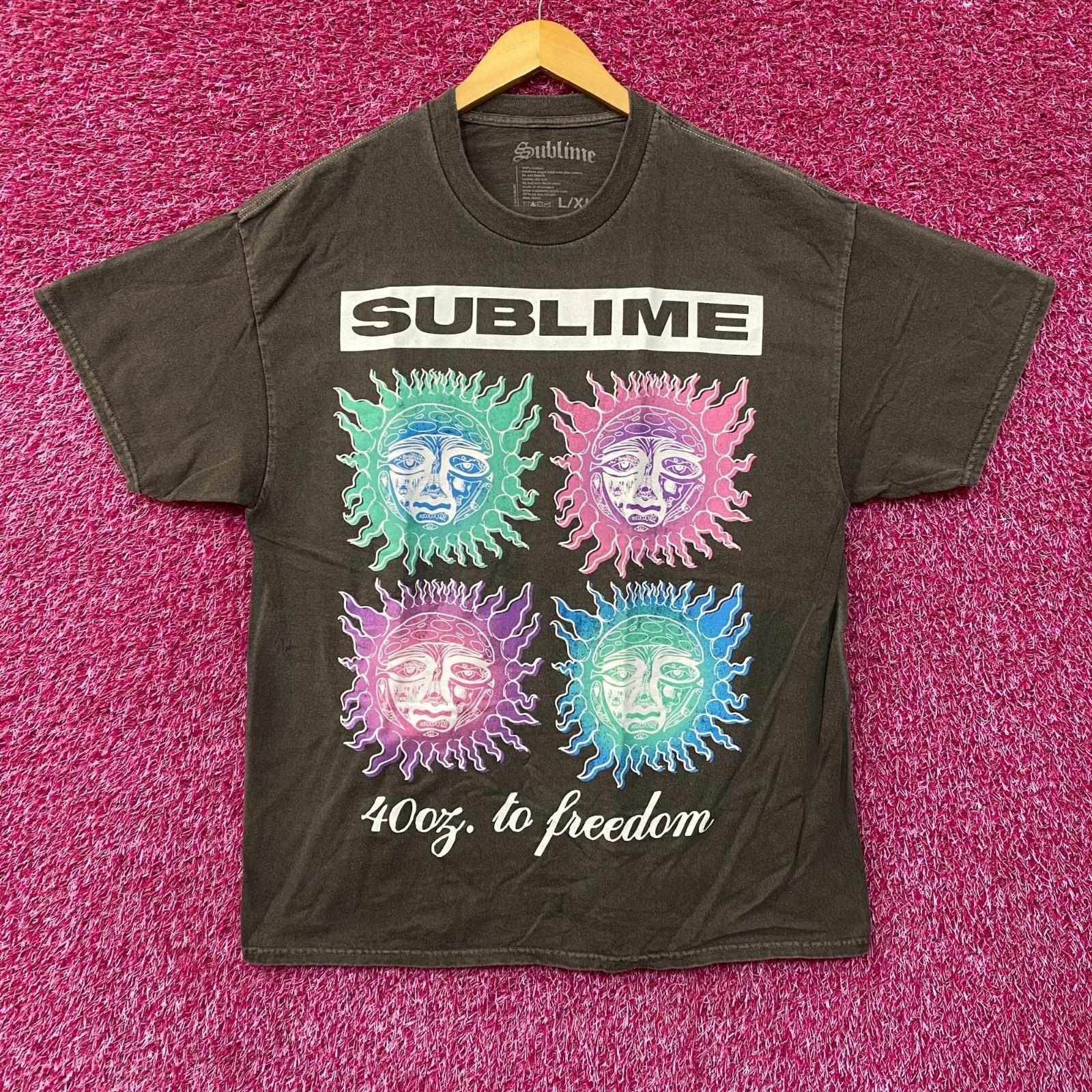 Sublime 40 Oz. To Freedom Sun Logo 100% Cotton T-shirt Mens Tees Top 4XL
Sublime 40 Oz. To Freedom Sun Logo 100% Cotton T-shirt Mens Tees Top 4XL