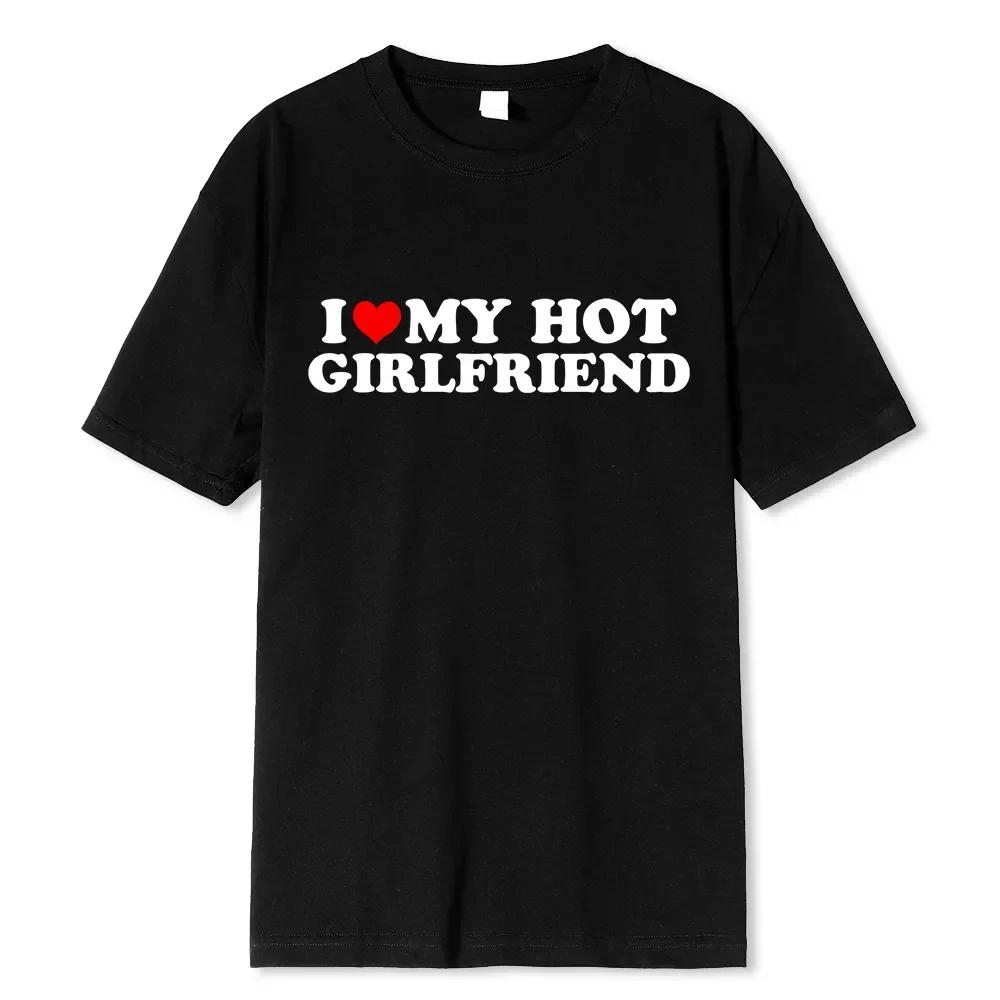 Винтажная забавная футболка с надписью «I Love My Hot Girlfriend Boyfriend», футболка с рисунком для пар, мужская футболка для бойфрендов из хлопка, повседневная спортивная уличная одежда S чёрный
Винтажная забавная футболка с надписью «I Love My Hot Girlfriend Boyfriend», футболка с рисунком для пар, мужская футболка для бойфрендов из хлопка, повседневная спортивная уличная одежда S чёрный