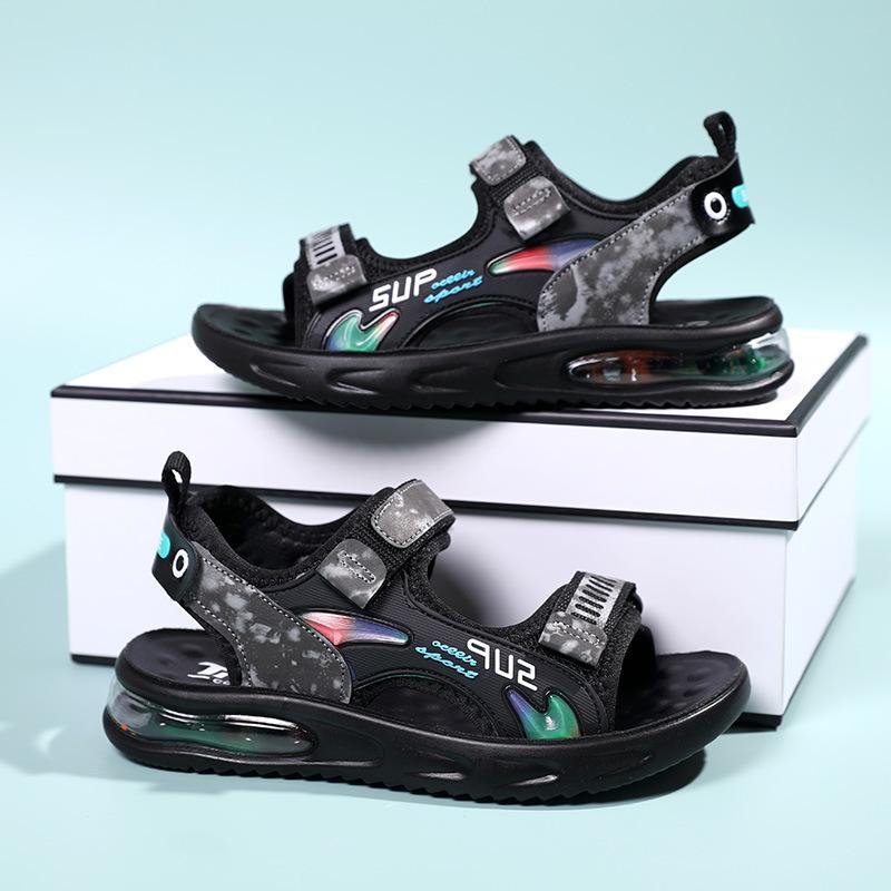 Sandals boys shoes summer new air cushion sneakers children s beach shoes pair of Velcro children s open-toed sandals 42
Sandals boys shoes summer new air cushion sneakers children s beach shoes pair of Velcro children s open-toed sandals 42