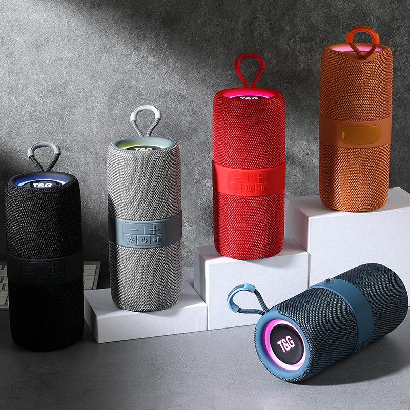 TG671 LED Fabric Bluetooth Speaker, Portable TWS with Card Slot сірий колір
TG671 LED Fabric Bluetooth Speaker, Portable TWS with Card Slot сірий колір