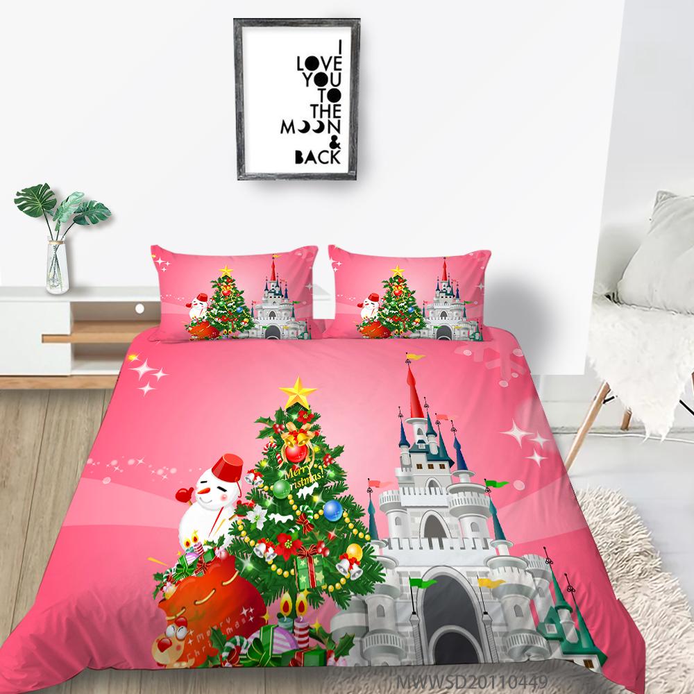 Рождественский комплект постельного белья, одеяло и наволочка, полноразмерная односпальная кровать, домашнее постельное белье для спальни, украшение дома из микрофибры EU Single 135x200cm
Рождественский комплект постельного белья, одеяло и наволочка, полноразмерная односпальная кровать, домашнее постельное белье для спальни, украшение дома из микрофибры EU Single 135x200cm
