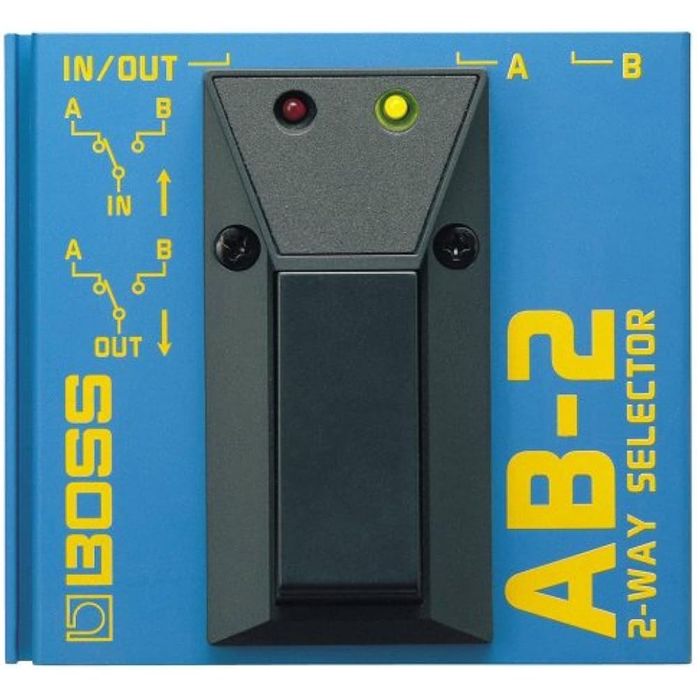 BOSS BOSS 2-way selector AB-2 AB selector can be used for both input and output
BOSS BOSS 2-way selector AB-2 AB selector can be used for both input and output