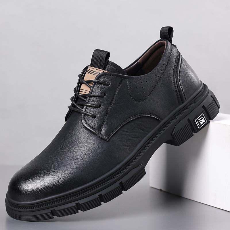 2025 new leather men s shoes low-top British style leather shoes men s trendy versatile soft sole Korean version casual tooling shoes men s 38
2025 new leather men s shoes low-top British style leather shoes men s trendy versatile soft sole Korean version casual tooling shoes men s 38