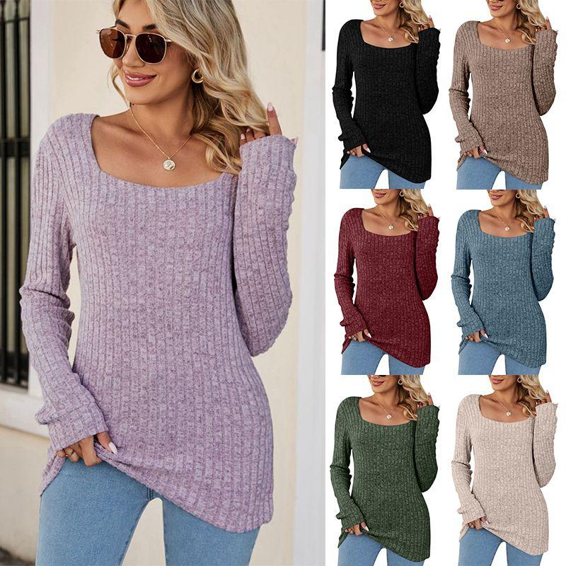 2023 Cross-Border Women s Clothing New Arrival Tops Amazon Fall and Winter Square Collar Sunken Stripe Brushed Casual Long Version Fashion Blue S
2023 Cross-Border Women s Clothing New Arrival Tops Amazon Fall and Winter Square Collar Sunken Stripe Brushed Casual Long Version Fashion Blue S