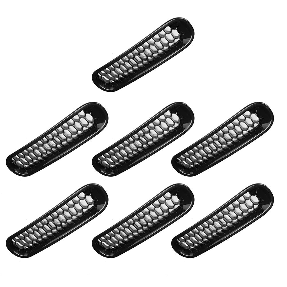 Черная решетка переднего бампера с отверстием для замка подходит для Jeep Wrangler JK 2007-2017
Черная решетка переднего бампера с отверстием для замка подходит для Jeep Wrangler JK 2007-2017