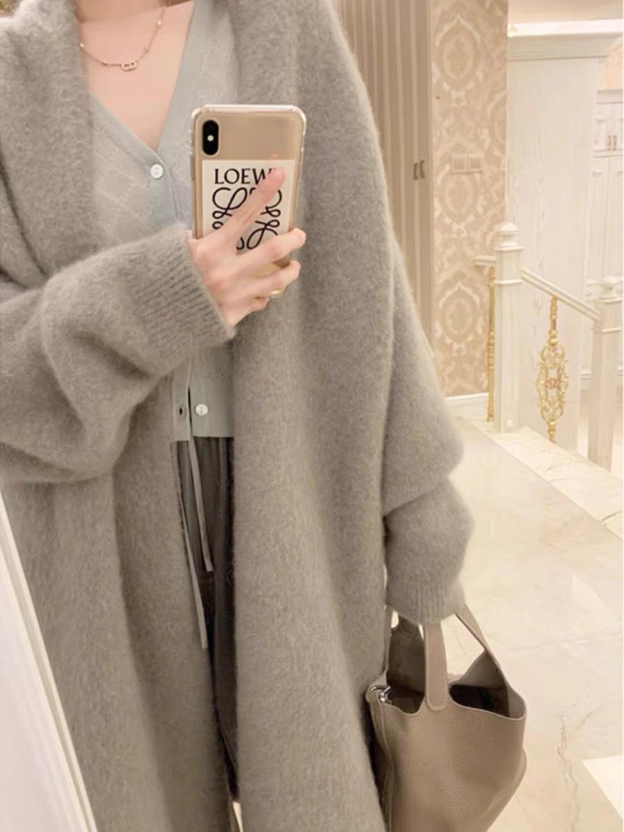 Модный супер красивый свитер женский осенне-зимний ленивый гонконгский стиль ретро шик средней длины длинный вязаный кардиган пальто M верблюд
Модный супер красивый свитер женский осенне-зимний ленивый гонконгский стиль ретро шик средней длины длинный вязаный кардиган пальто M верблюд