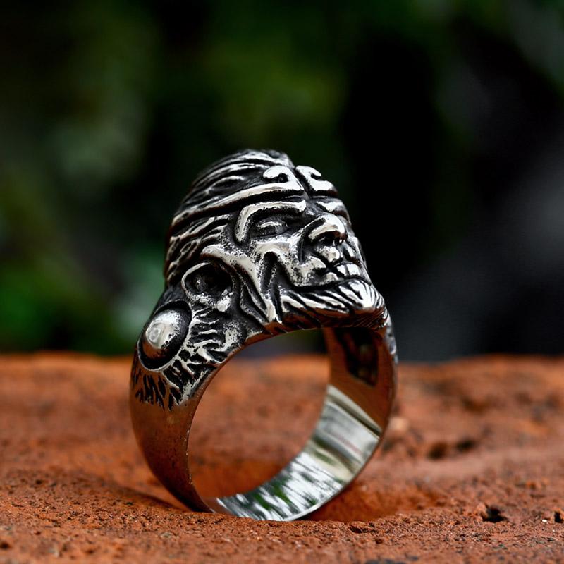 BEIER 2023 New Updated Design 316L Stainless Steel Chinese Monkey King Ring Wukong Myths Men s ring Retro Cool PunkJewelry 13
BEIER 2023 New Updated Design 316L Stainless Steel Chinese Monkey King Ring Wukong Myths Men s ring Retro Cool PunkJewelry 13