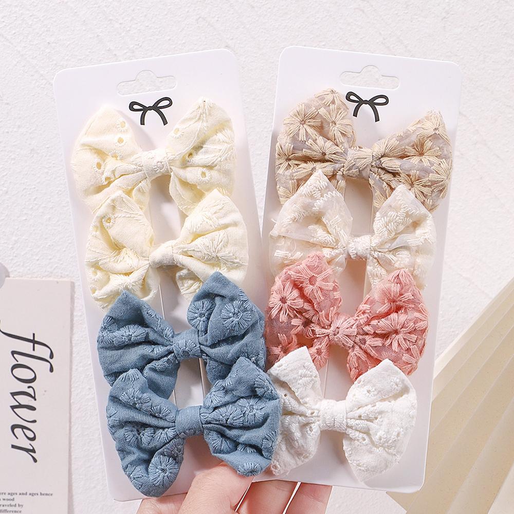 4Pcs/Set Sweet Hair Bows Hair Clip Children Lovely Bowknot Hair Pins for Baby Girls Hair Accessories Print Hollow Hairgripe Gift
4Pcs/Set Sweet Hair Bows Hair Clip Children Lovely Bowknot Hair Pins for Baby Girls Hair Accessories Print Hollow Hairgripe Gift