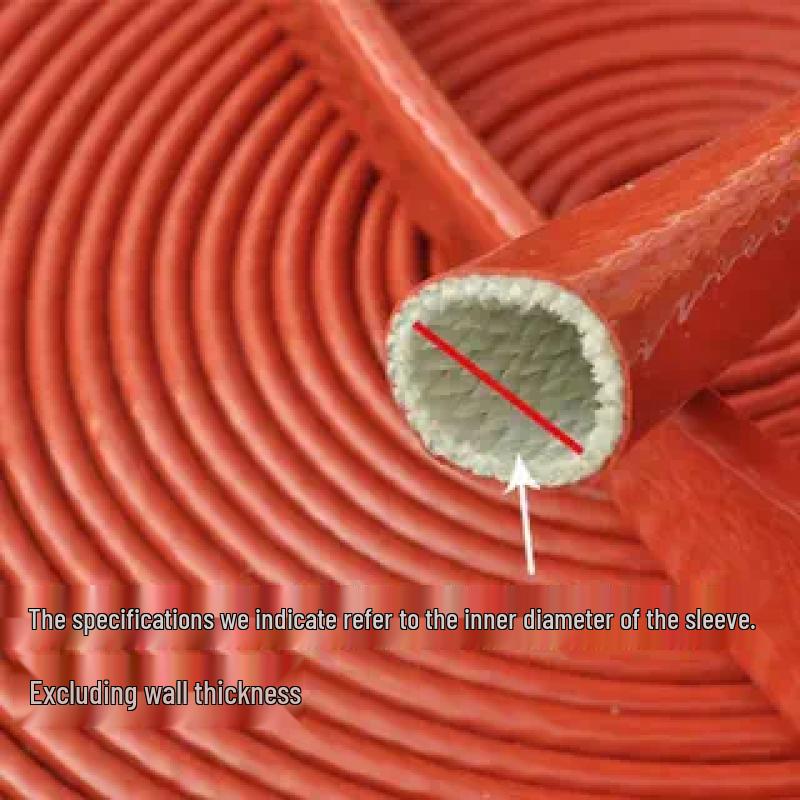 32mm Silicone Fireproof Insulation Sleeve
32mm Silicone Fireproof Insulation Sleeve