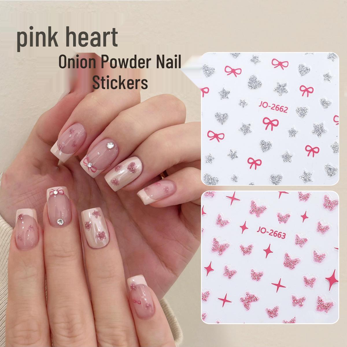 3D Nail Art Stickers: Bows, Stars, Butterflies, Hearts & Starbursts in Red, Pink, Silver
3D Nail Art Stickers: Bows, Stars, Butterflies, Hearts & Starbursts in Red, Pink, Silver