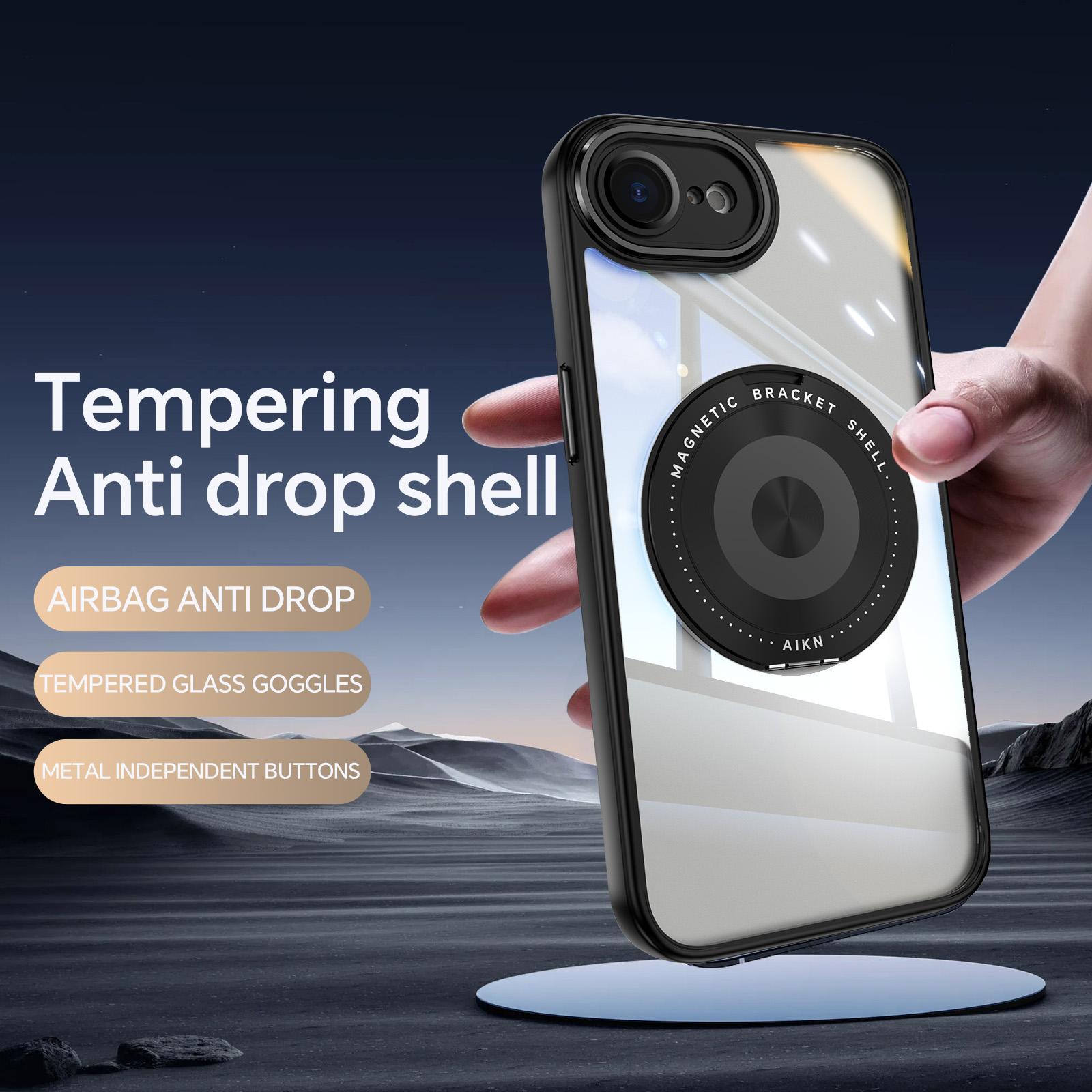For iPhone 16e Magnetic Case PC+TPU Phone Cover with Rotating Metal Kickstand,Lens Protector Blue
For iPhone 16e Magnetic Case PC+TPU Phone Cover with Rotating Metal Kickstand,Lens Protector Blue