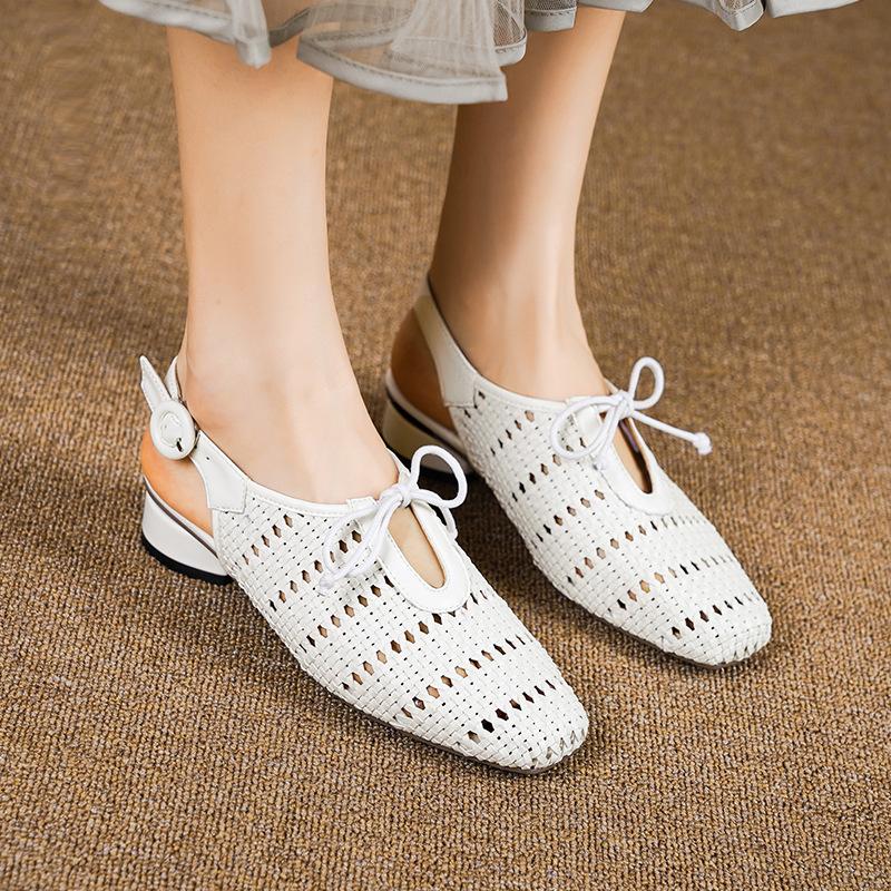 Woven hollow bag head sandals one-word buckle with bow thick heel vacation beach shoes women 34 белый
Woven hollow bag head sandals one-word buckle with bow thick heel vacation beach shoes women 34 белый