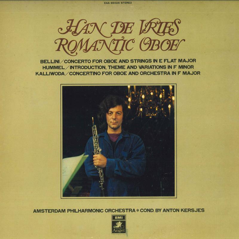LP Record HAN DE VRIES, ANTON KERJES, AMSTERD - De Vries / Romantic Oboe EAA85025 ANGEL Japan Classical Used
LP Record HAN DE VRIES, ANTON KERJES, AMSTERD - De Vries / Romantic Oboe EAA85025 ANGEL Japan Classical Used