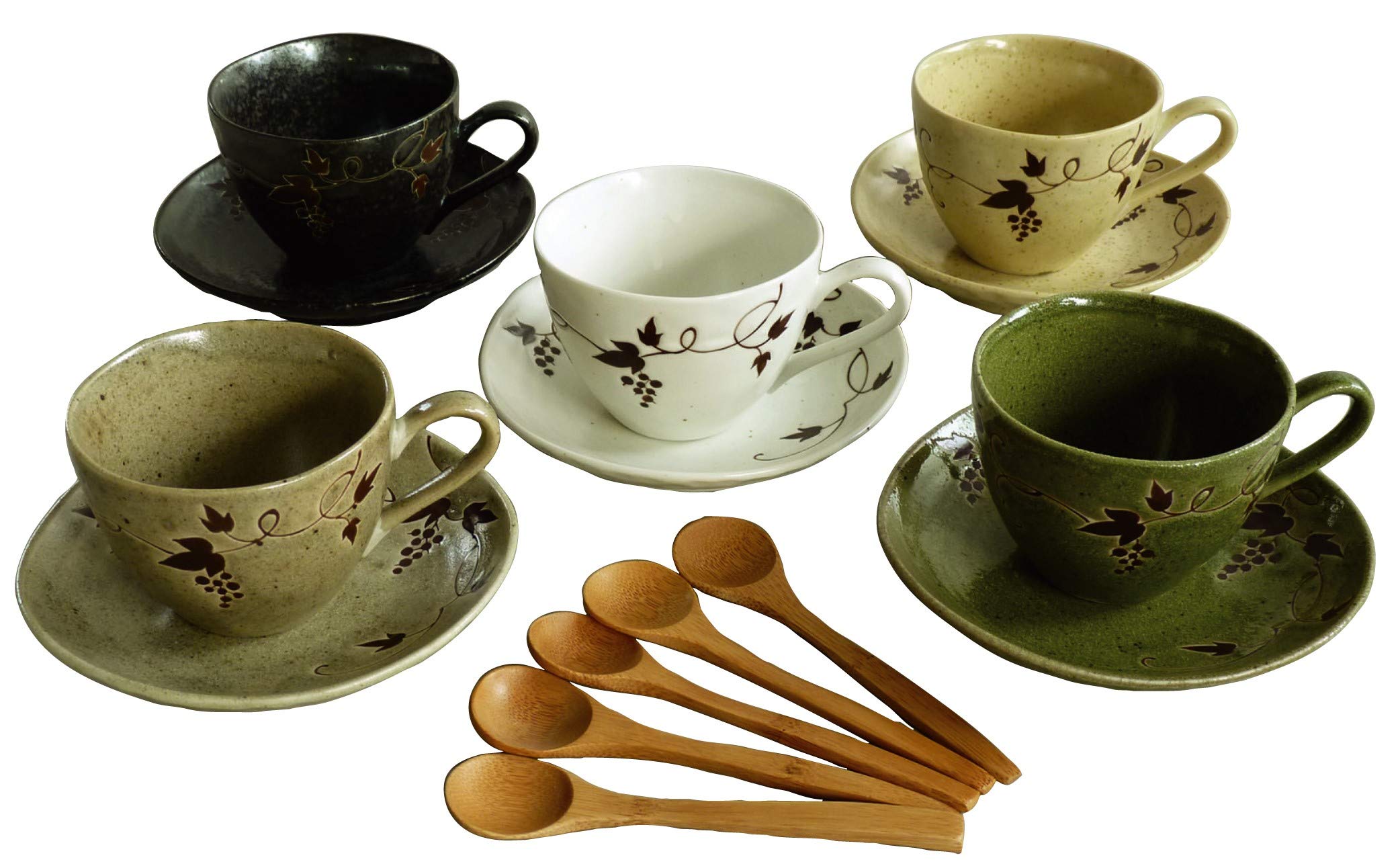 Maebata Ivy Grape Cup and Saucer with Spoon 29684
Maebata Ivy Grape Cup and Saucer with Spoon 29684