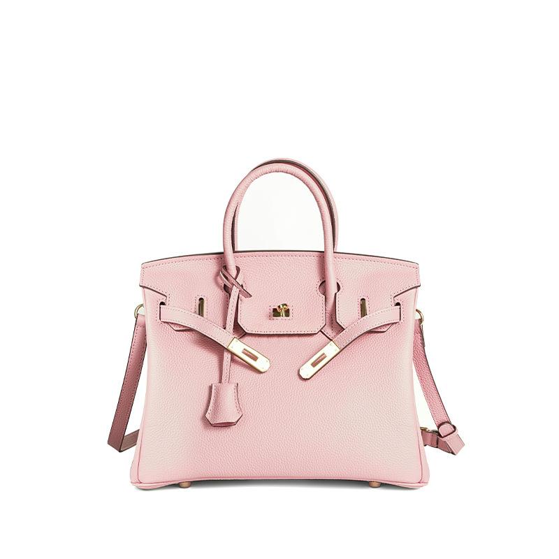 Wax thread first layer cowhide handmade platinum bag, genuine leather women s bag lock temperament casual handbag 20CM
Wax thread first layer cowhide handmade platinum bag, genuine leather women s bag lock temperament casual handbag 20CM