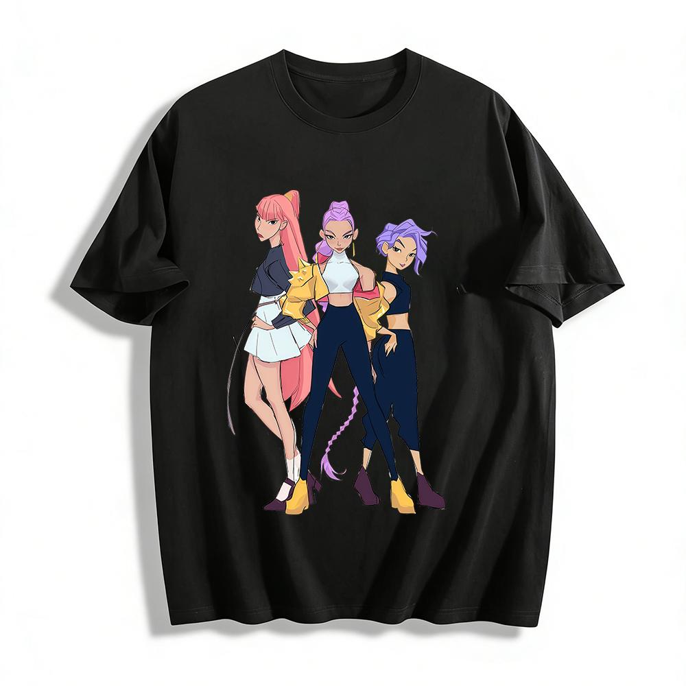 Trendy Girl Group Print Top Street Style Cool Girl Loose Casual Crew Neck T-Shirt Pure cotton T-shirt XXS
Trendy Girl Group Print Top Street Style Cool Girl Loose Casual Crew Neck T-Shirt Pure cotton T-shirt XXS