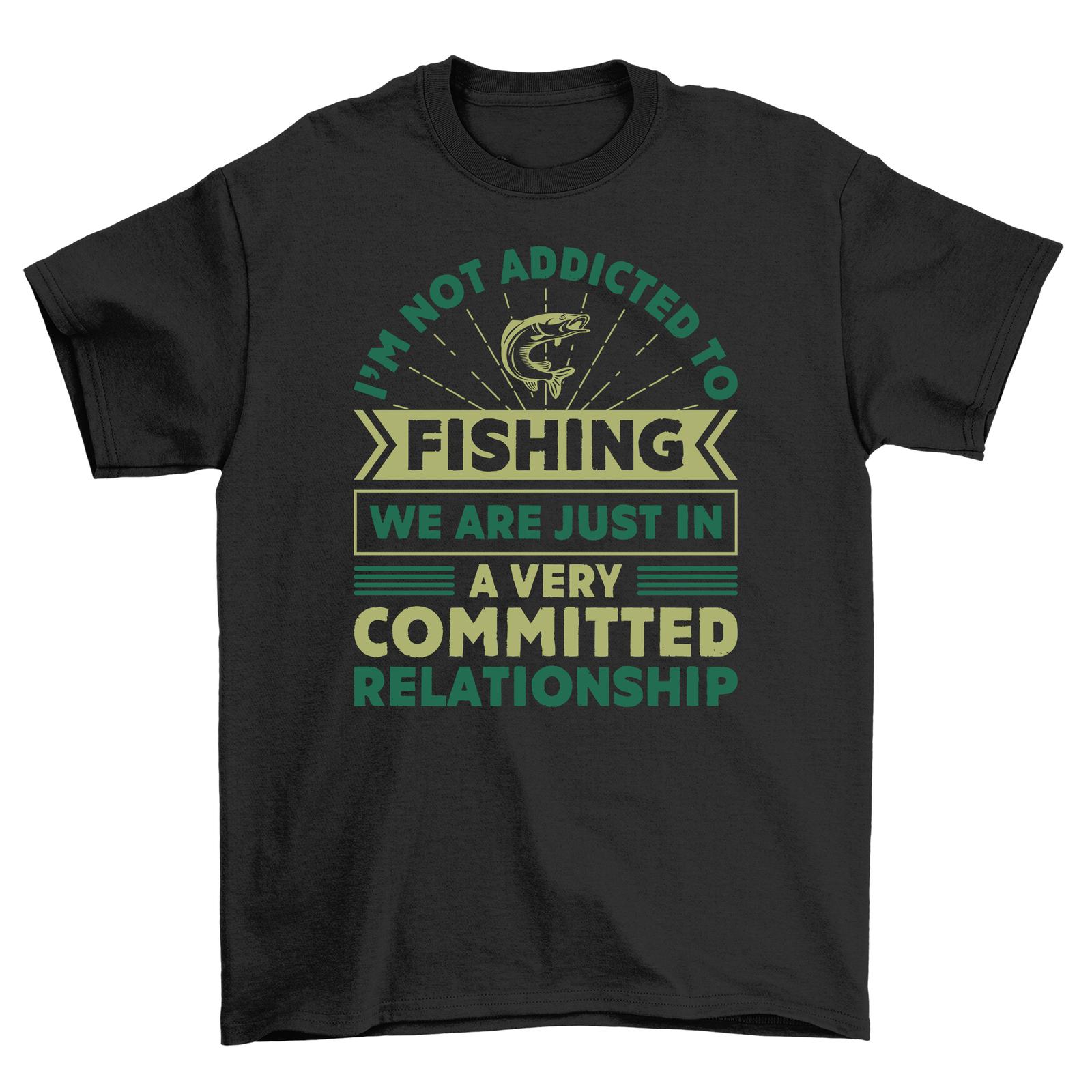 36 - Not addicted, just committed to fishing Funny T-Shirt Mens Womens Tees Top for Anglers, 100% C XL
36 - Not addicted, just committed to fishing Funny T-Shirt Mens Womens Tees Top for Anglers, 100% C XL