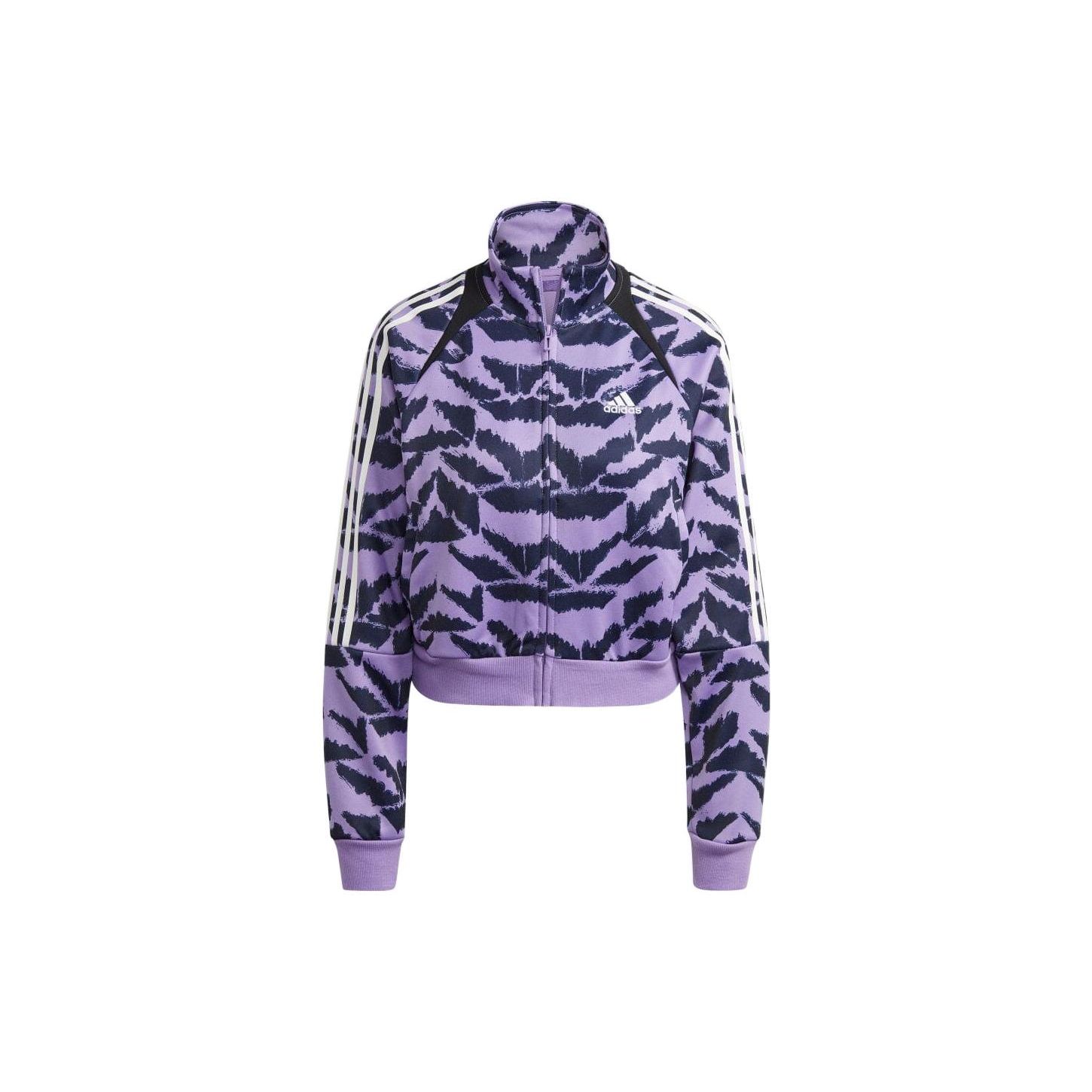 Adidas Abstract Pattern Full Print Side Stripe Retro Sports Stand Collar Full Zip Long Sleeve Jacket Women Jacket Purple IC6651 XS
Adidas Abstract Pattern Full Print Side Stripe Retro Sports Stand Collar Full Zip Long Sleeve Jacket Women Jacket Purple IC6651 XS