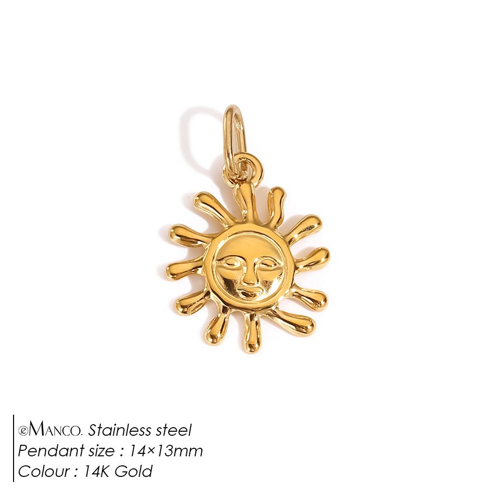 eManco Stainless Steel Sun Star Charm Gold-plated DIY Earrings Necklace Maker Accessories Women s Fashion Jewelry
eManco Stainless Steel Sun Star Charm Gold-plated DIY Earrings Necklace Maker Accessories Women s Fashion Jewelry
