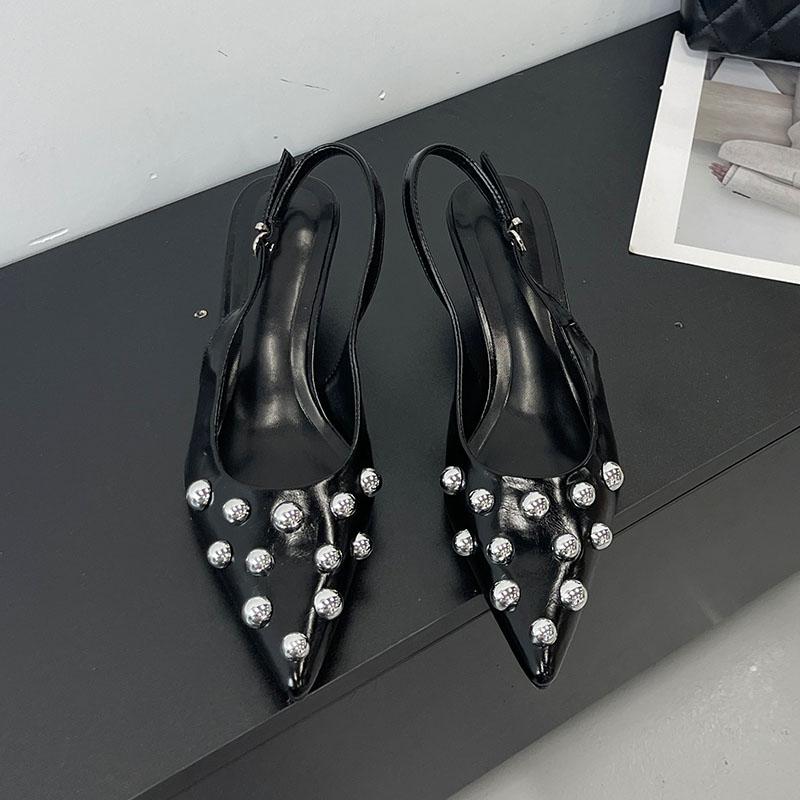 Fashion Fashion Metal Rivet Women Medium Heels Sandals Shoes Luxury Female Pointed Toe Footwear Ladies Thin Heels Sandals Shoes Pumps 35 чёрный
Fashion Fashion Metal Rivet Women Medium Heels Sandals Shoes Luxury Female Pointed Toe Footwear Ladies Thin Heels Sandals Shoes Pumps 35 чёрный