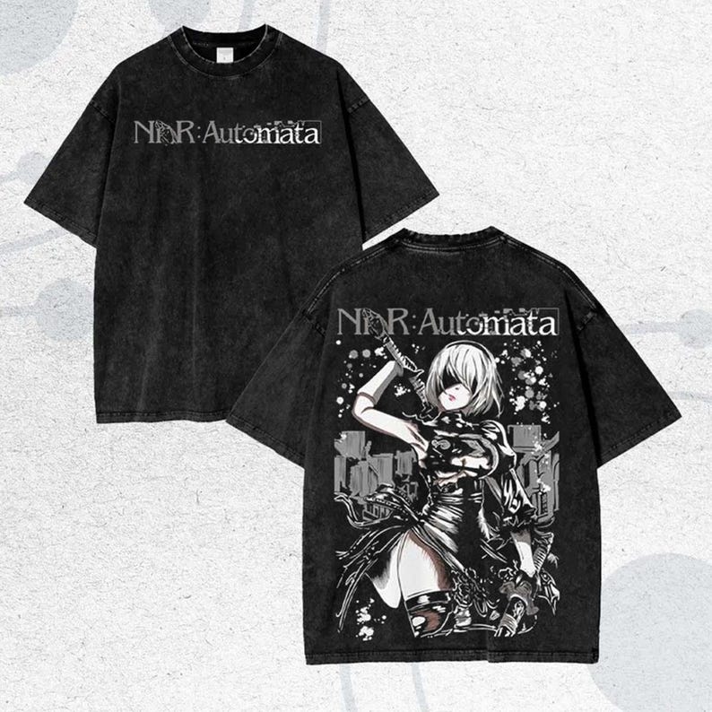 Hot game Nier Automata Type B Yorha Plus Size Unisex Anime Lover Washed Tshirt personality Clothes Year round clothing Couples S
Hot game Nier Automata Type B Yorha Plus Size Unisex Anime Lover Washed Tshirt personality Clothes Year round clothing Couples S