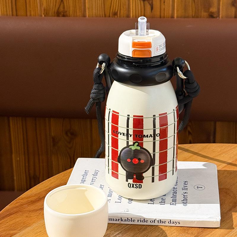 316 Stainless Steel Thermos Cartoon Insulated Cup Children s Double Drink Straw Cups Outdoor Sports Kettle Portable Travel Cup 680ml чорний
316 Stainless Steel Thermos Cartoon Insulated Cup Children s Double Drink Straw Cups Outdoor Sports Kettle Portable Travel Cup 680ml чорний