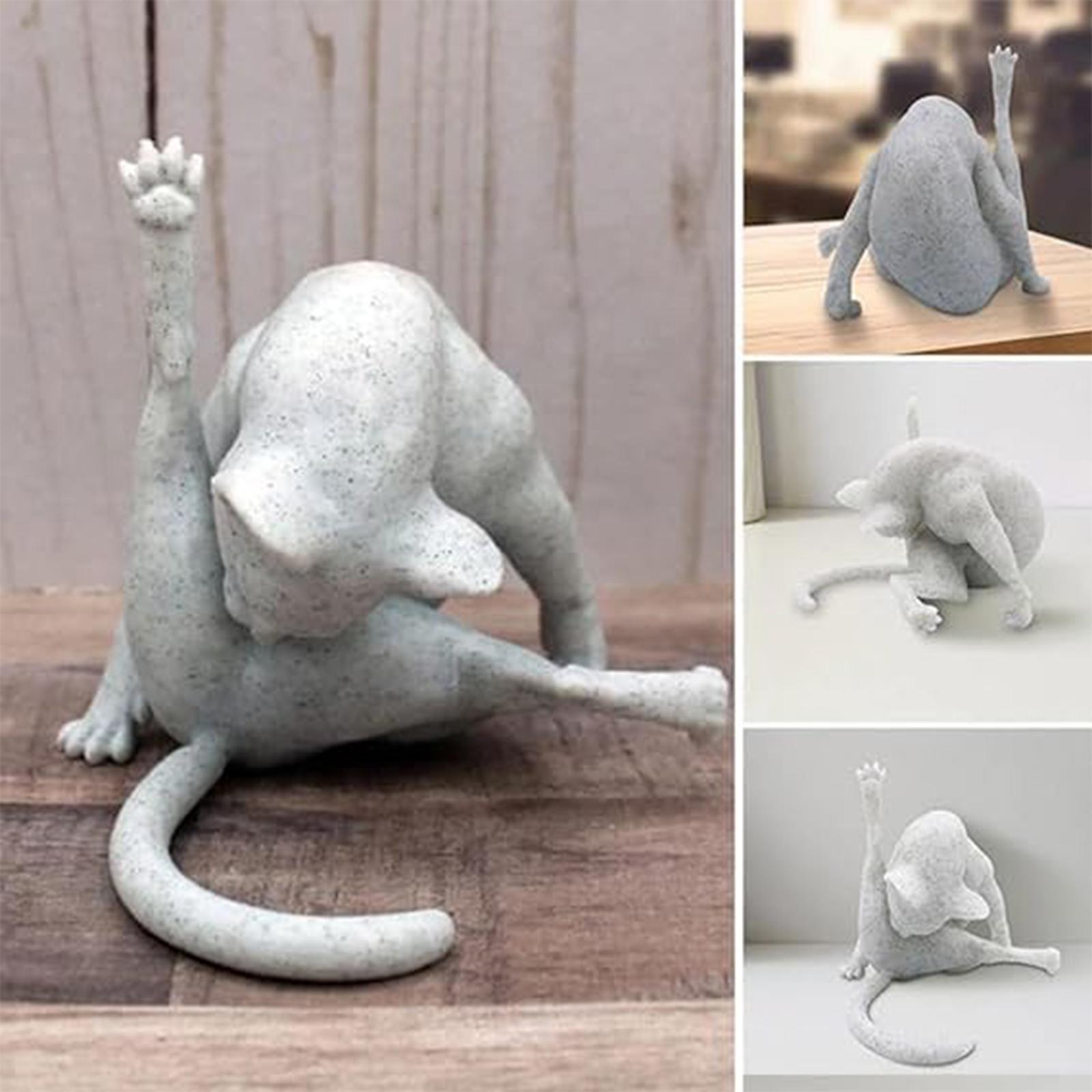 Cat Grooming Sculpture Figurine Artistic Home Decoration Resin Material Handcrafted Design for Living Room Office Shelf Display One Size
Cat Grooming Sculpture Figurine Artistic Home Decoration Resin Material Handcrafted Design for Living Room Office Shelf Display One Size