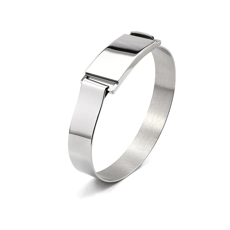 316L Stainless Steel Silver Plated Jewelry Wide Belt Cable Tie Design Bangles Punk Cuff Bracelets
316L Stainless Steel Silver Plated Jewelry Wide Belt Cable Tie Design Bangles Punk Cuff Bracelets